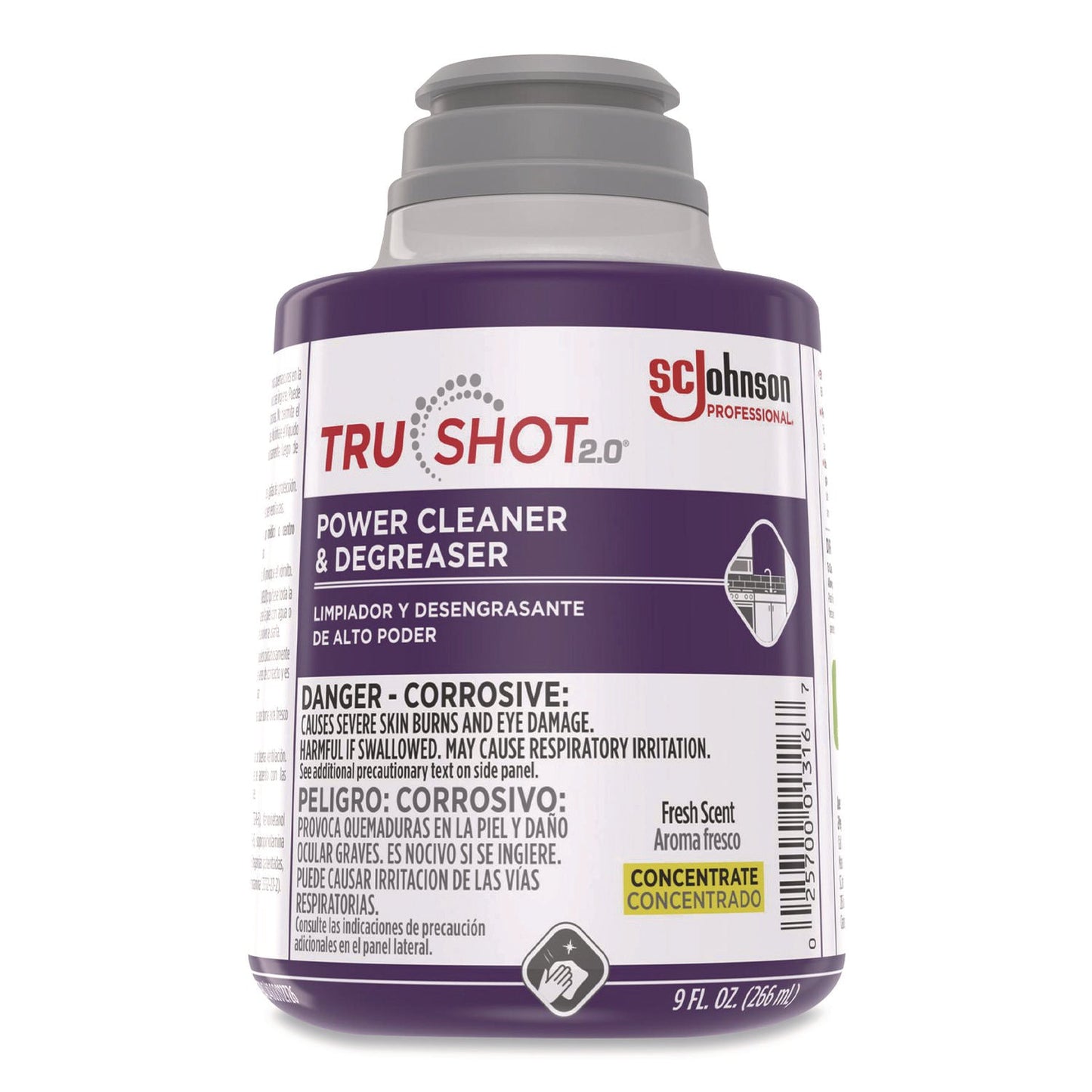 SJN379842 TruShot 2.0 Power Cleaner, Fresh Scent, 9 oz Cartridge, 4/Carton SC Johnson Professional