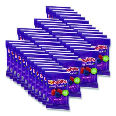 FEA05475 Funables Fruity Snacks, Mixed Berry, 2.5 oz Bag, 48/Carton FERRARA CANDY CO