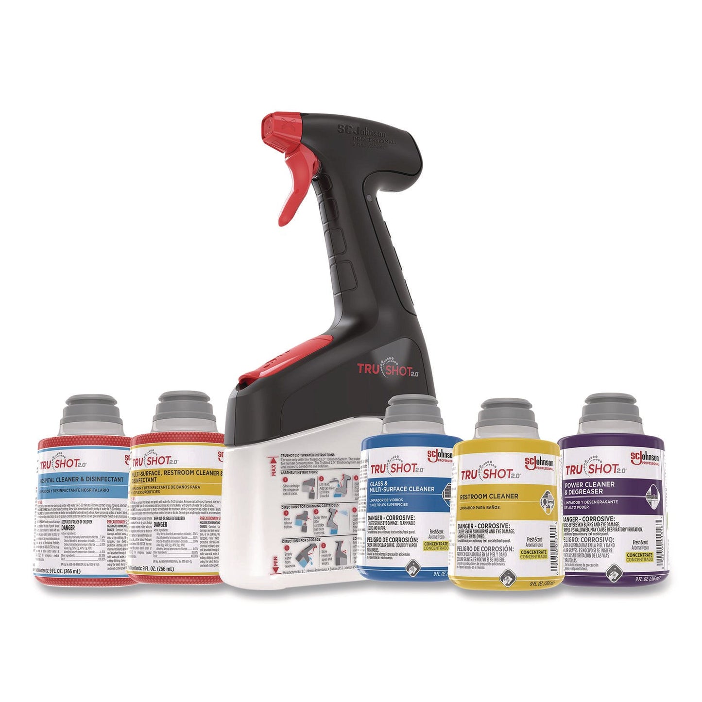 SJN379880 TruShot 2.0 Starter Kit, 9 oz Concentrate Cartridges SC Johnson Professional