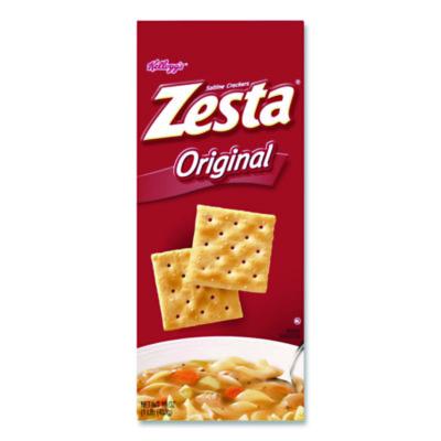 KEB339865 Zesta Original Saltine Crackers, Original Flavor, 16 oz Box KELLOGG'S