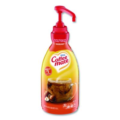 NES31831 Liquid Coffee Creamer, Hazelnut, 1.5 L Pump Bottle NESTLE