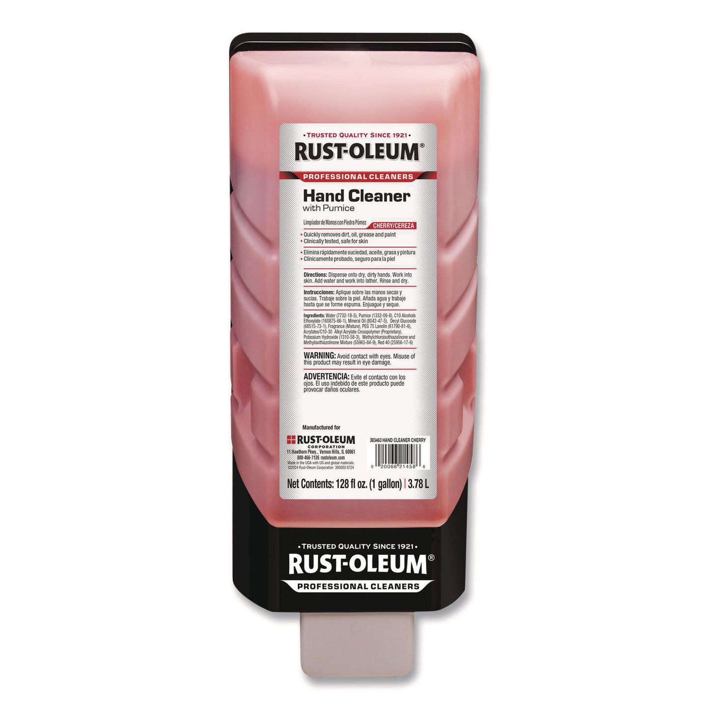 RST383463 Professional Hand Cleaner With Pumice, Cherry Scent, 1 gal, 4/Carton Rust-Oleum