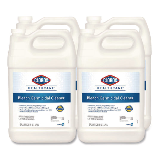 CLO68978 Bleach Germicidal Cleaner, 128 Oz Refill Bottle, 4/carton