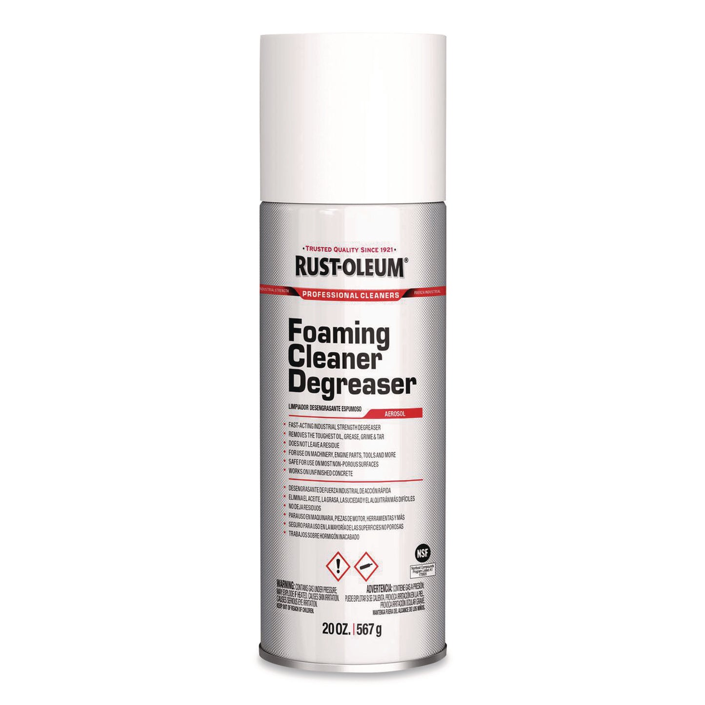 RST352239 Professional Cleaner Degreaser Foaming Spray, 20 oz Aerosol Can, 6/Carton