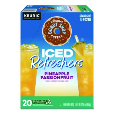 GMT0236 ICED Refreshers K-Cup Pods, Pineapple Passion Fruit, 20/Box KEURIG DR PEPPER