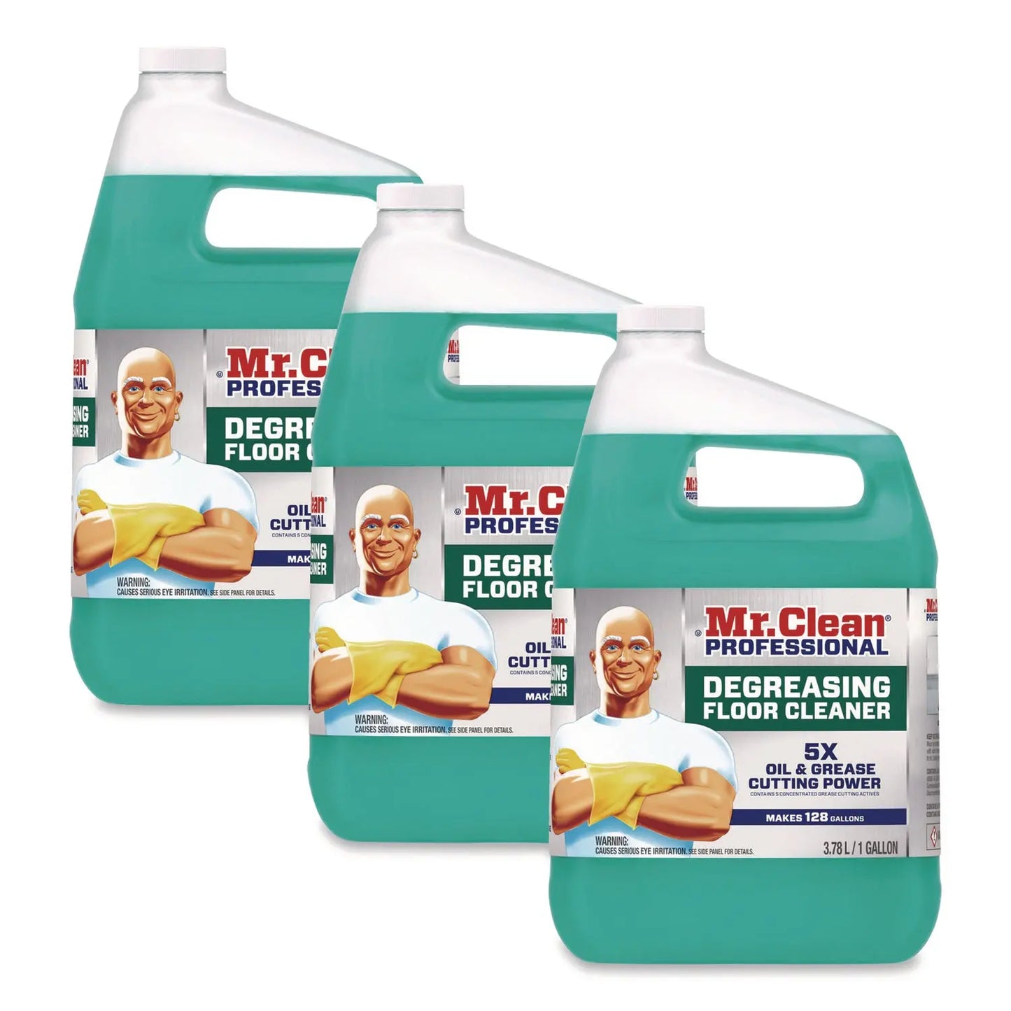 PGC19892 Degreasing Floor Cleaner, 1 gal Bottle, 3/Carton Mr. Clean Professional