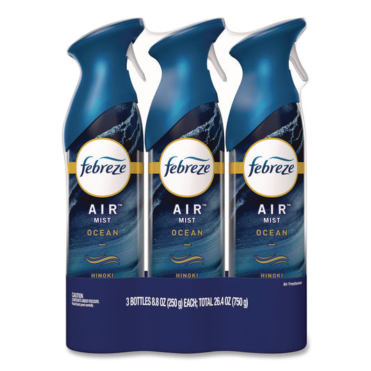 PGC43888 AIR, Ocean, 8.8 oz Aerosol Spray, 3/Pack