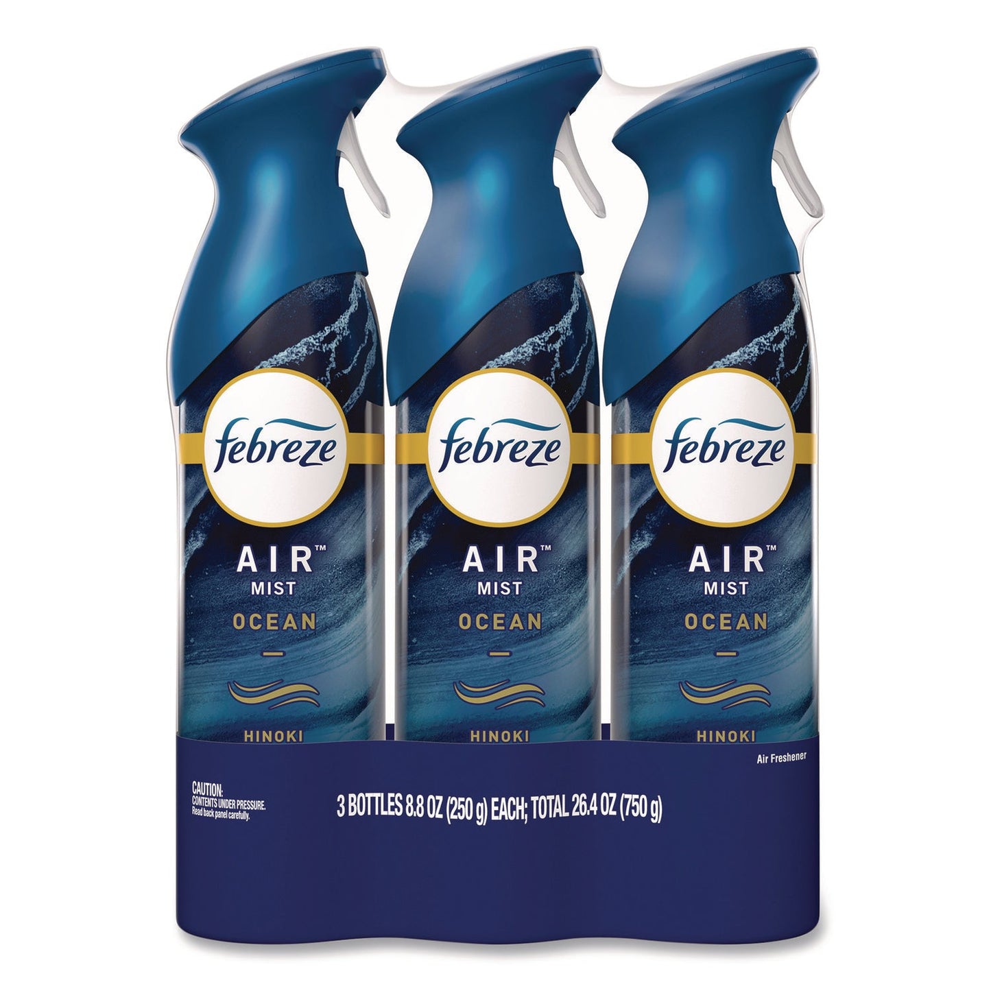 PGC43888 AIR, Ocean, 8.8 oz Aerosol Spray, 3/Pack Febreze