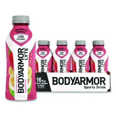 BDA411896 LYTE Sports Drink, Strawberry Banana, 16 oz Bottle, 12/Pack