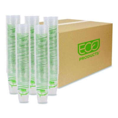 ECOEPCC10GS GreenStripe PLA Cold Cups, 10 oz, Plastic, Clear, 1,000/Carton ECO-PRODUCTS,INC.