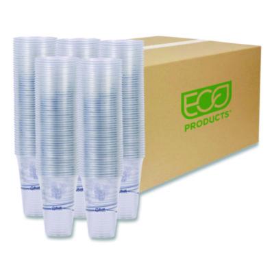 ECOEPCR24 BlueStripe Recycled Content Clear Plastic Cold Drink Cups, 24 oz, 600/Carton