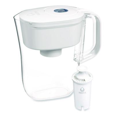 CLO36089EA Small 6-Cup Water Filter Pitcher with 1 Standard Filter, Denali, White