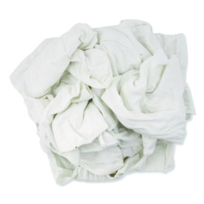 HOS55525 Knit Baby Diaper Rags, 2-Ply, 15 x 18, White, 25 lb/Carton HOSPECO