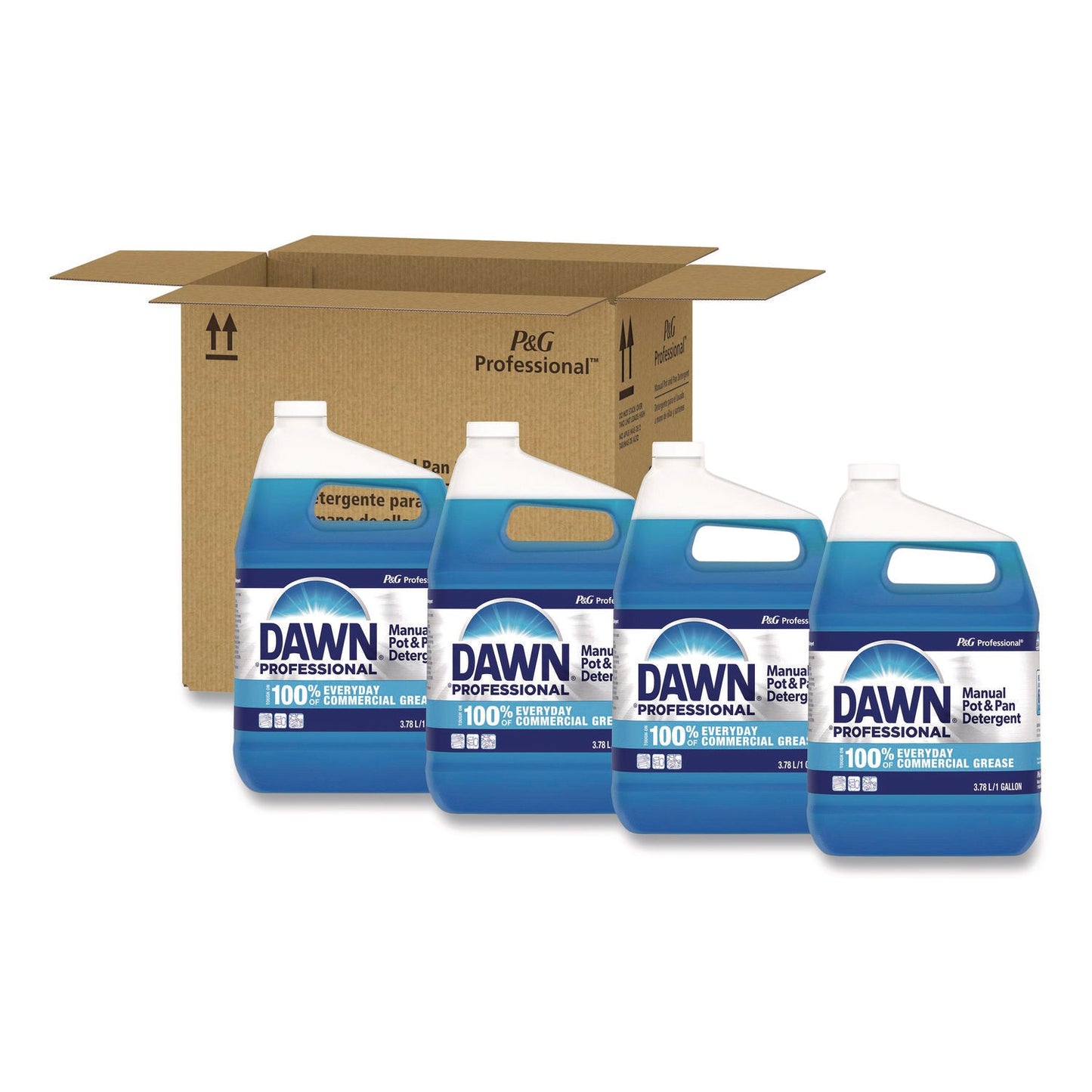 PGC57445CT Manual Pot/pan Dish Detergent, Original, 4/carton Dawn Professional