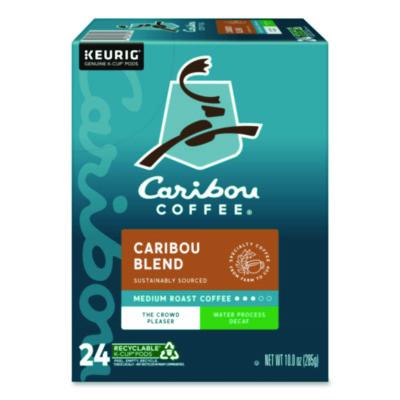 GMT6995 Caribou Blend Decaf Coffee K-Cups, 24/box