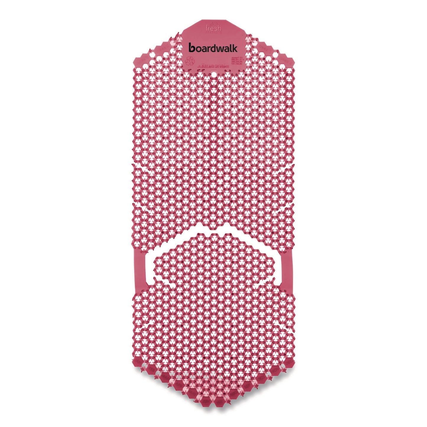 BWKVERUSRD Vertical Urinal Screen, Spiced Apple Scent, Red, 5.22 oz, 6/Carton