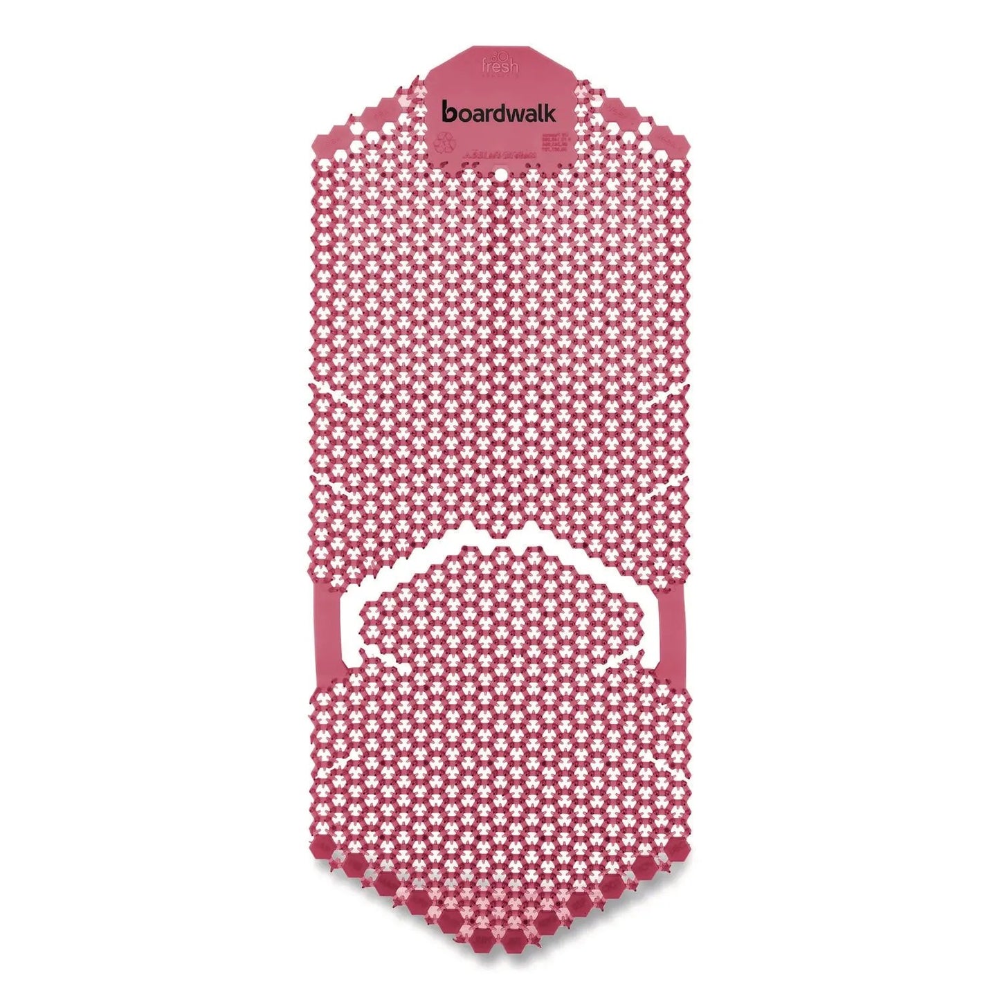 BWKVERUSRD Vertical Urinal Screen, Spiced Apple Scent, Red, 5.22 oz, 6/Carton Boardwalk