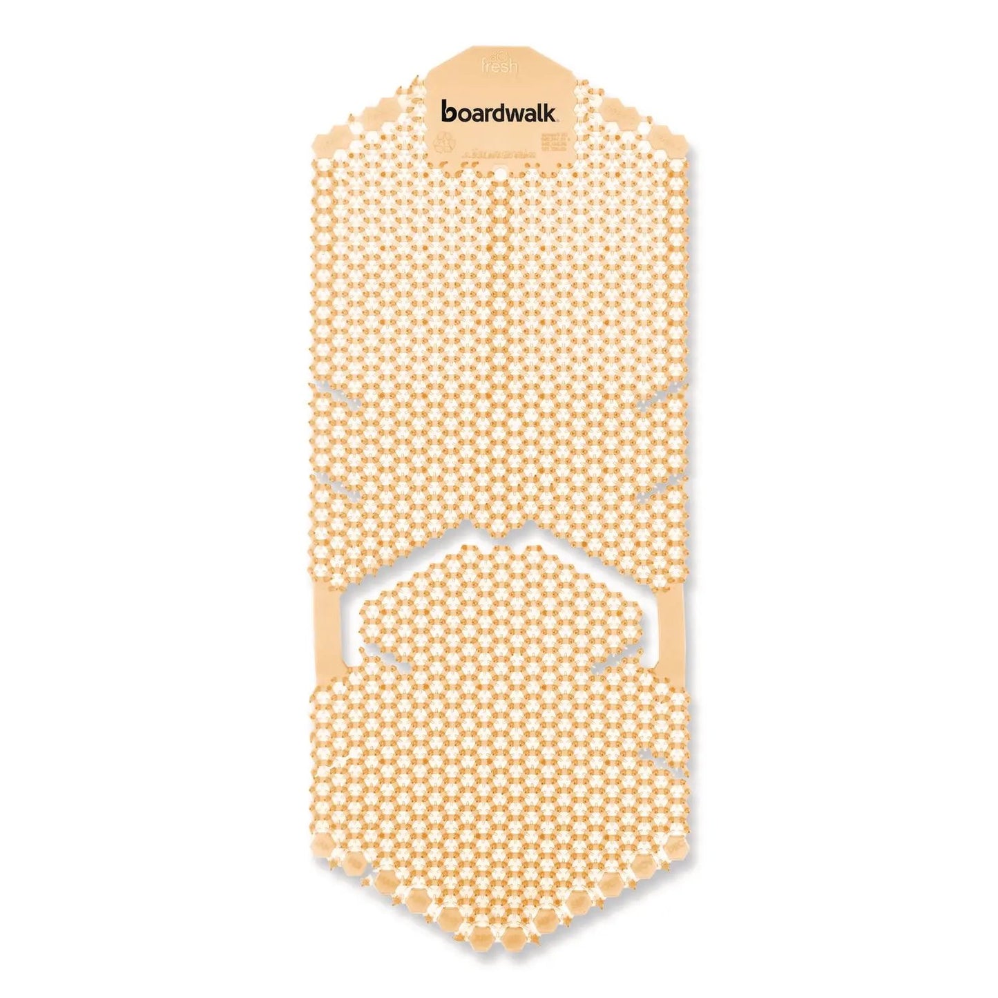 BWKVERUSYL Vertical Urinal Screen, Summer Sunshine Scent, Yellow, 5.22 oz, 6/Carton Boardwalk