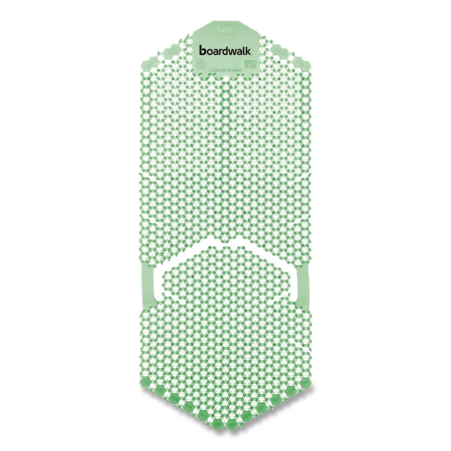 BWKVERUSGR Vertical Urinal Screen, Cucumber Melon Scent, Green, 5.22 oz, 6/Carton Boardwalk