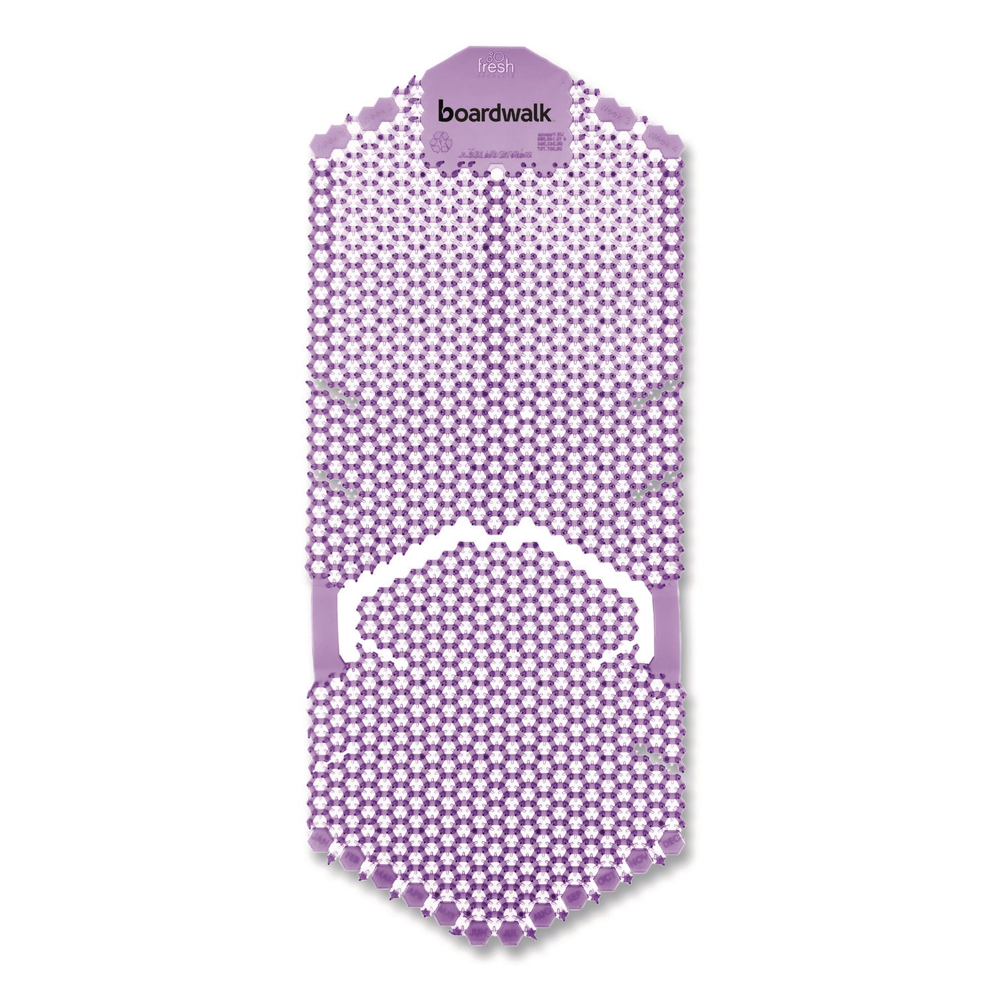BWKVERUSPUR Vertical Urinal Screen, Lavender Scent, Purple, 5.22 oz, 6/Carton