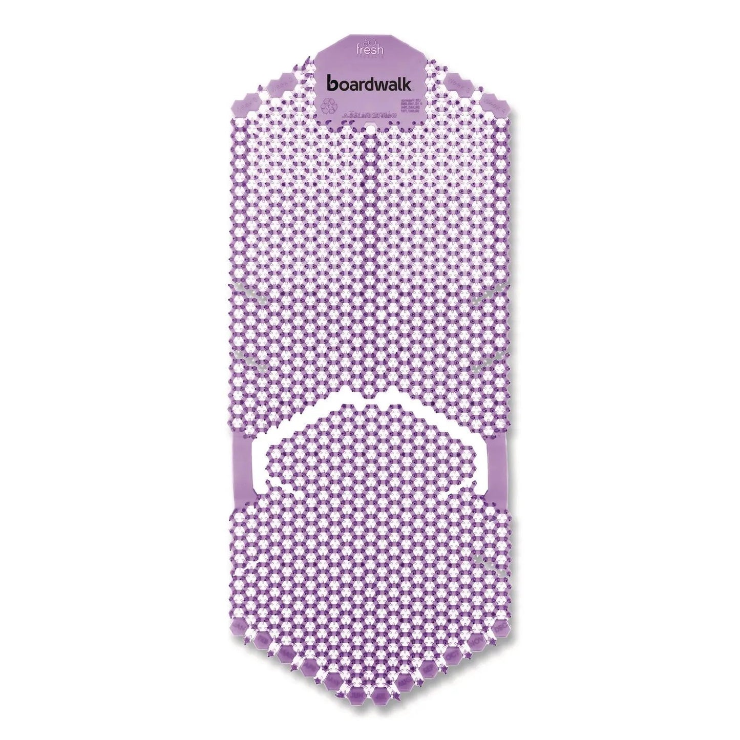 BWKVERUSPUR Vertical Urinal Screen, Lavender Scent, Purple, 5.22 oz, 6/Carton Boardwalk