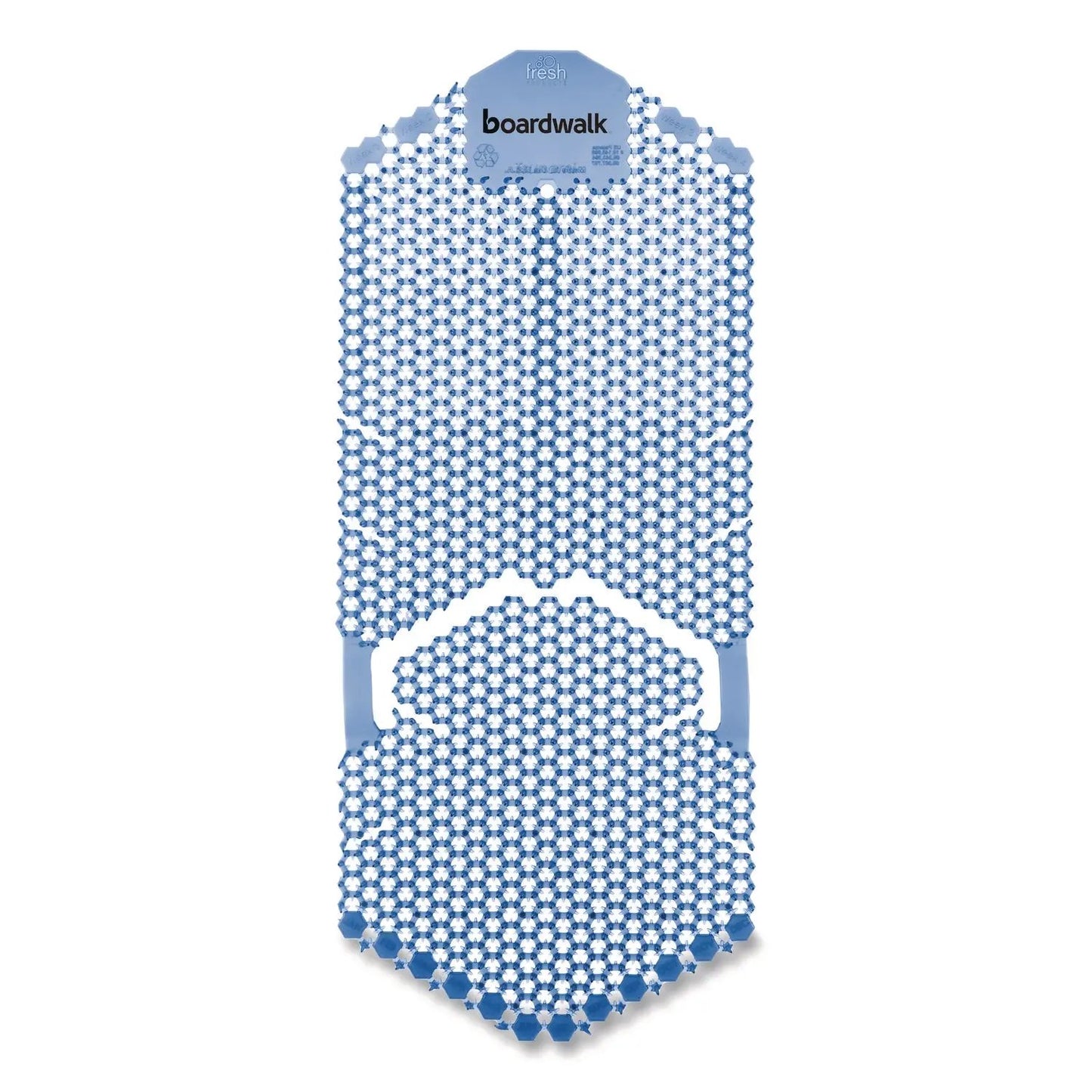 BWKVERUSCL Vertical Urinal Screen, Cotton Blossom Scent, Blue, 5.22 oz, 6/Carton Boardwalk