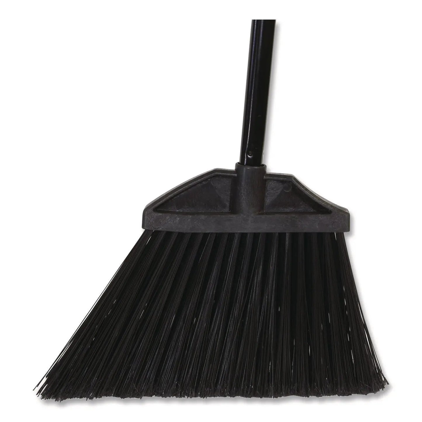 BWKANGBROOM Large Angle Broom, 57" Handle, Black Boardwalk
