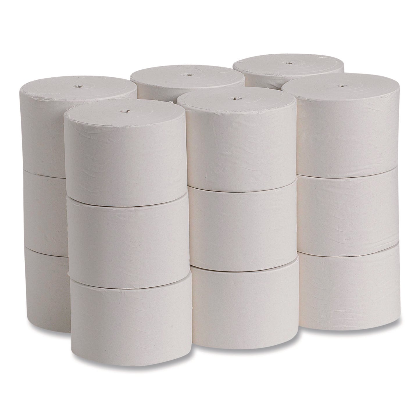 GPC19374 Compact Coreless One-Ply Bath Tissue, Septic Safe, White, 3,000 Sheets/Roll, 18 Rolls/Carton