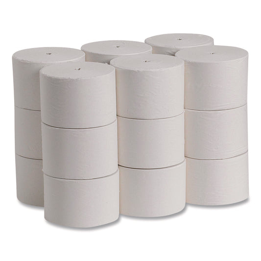GPC19374 Compact Coreless One-Ply Bath Tissue, Septic Safe, White, 3,000 Sheets/Roll, 18 Rolls/Carton