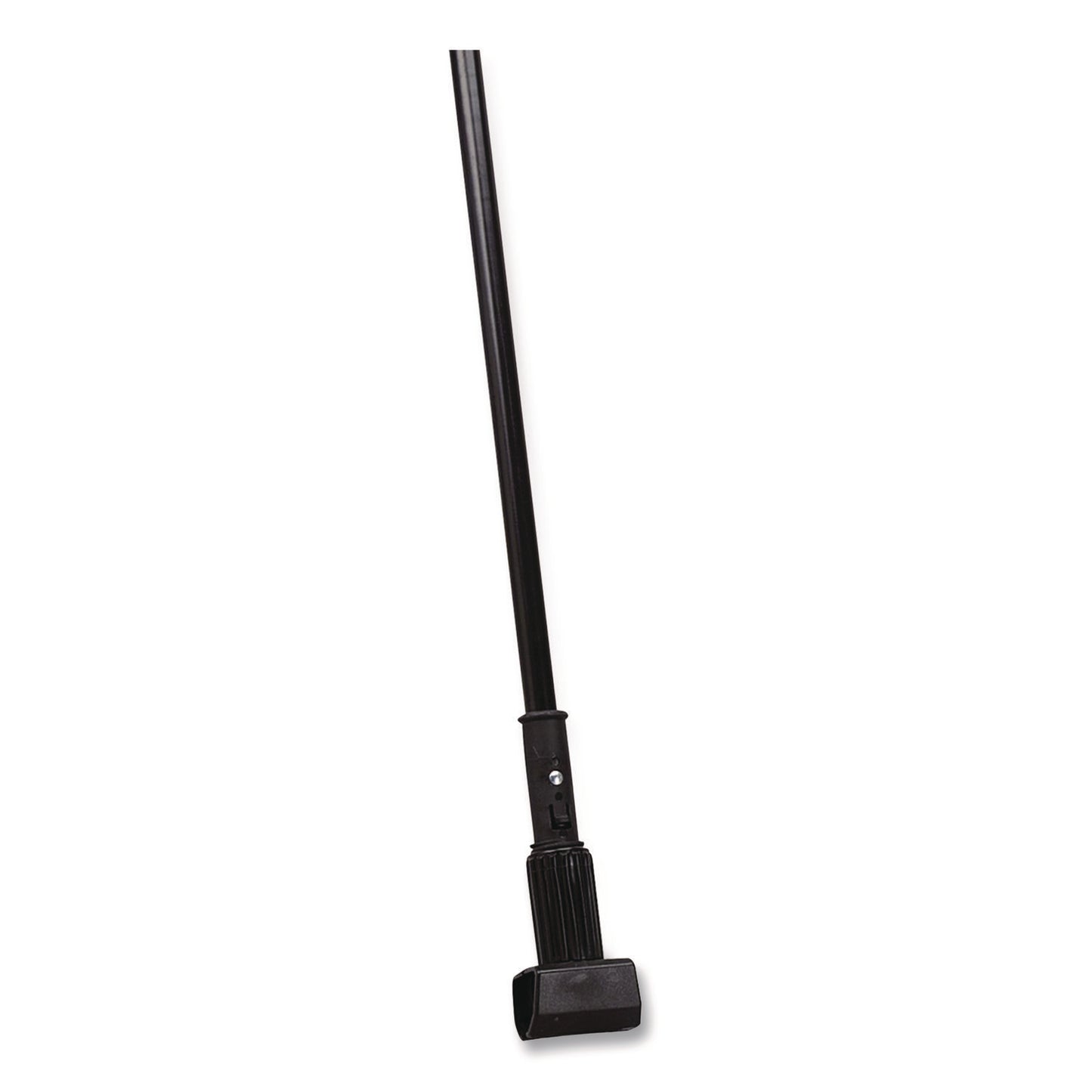 CFS3697000 Vinyl Coated Jaw Style Metal Mop Handle, 1" dia x 60", Black