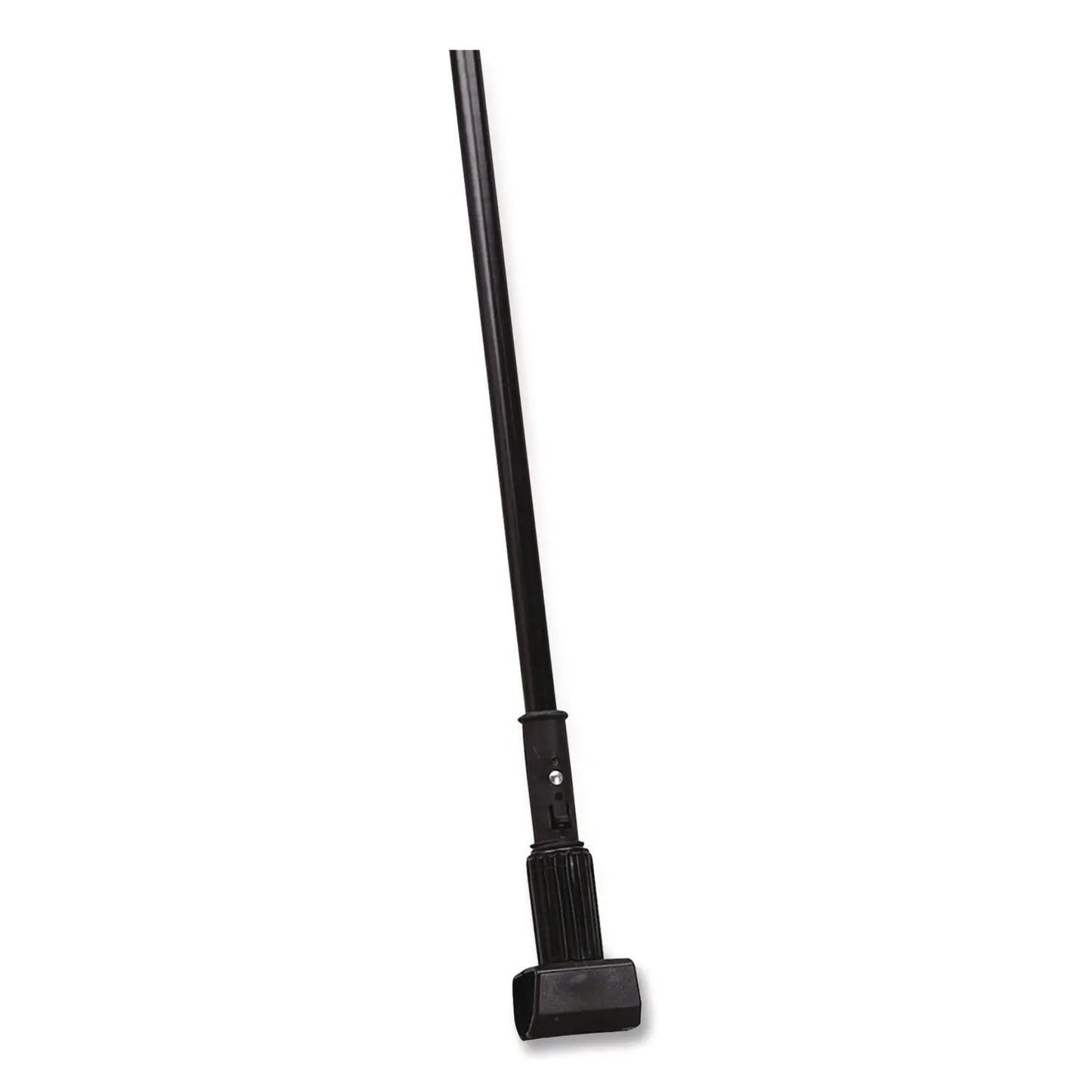 CFS3697000 Vinyl Coated Jaw Style Metal Mop Handle, 1" dia x 60", Black Carlisle