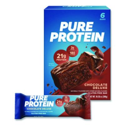 BCBNRN13809 Pure Protein Bar, Chocolate Deluxe, 1.76 Oz Bar, 6/box THE BALANCE BAR COMPANY