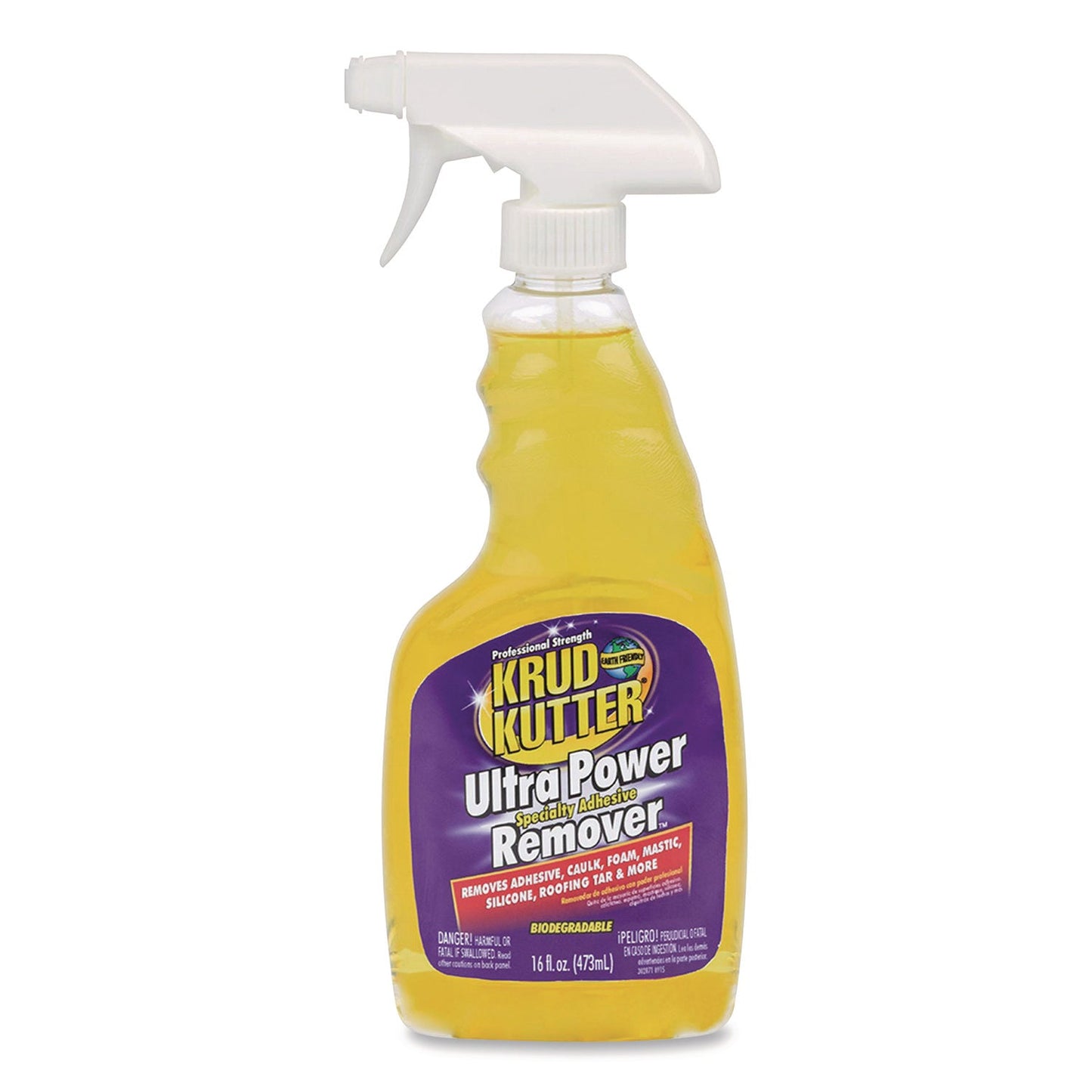 RST302815 Ultra Power Specialty Adhesive Remover, 16 oz Spray Bottle, 6/Carton Krud Kutter
