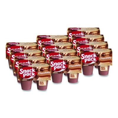 CNGHUN55418 Pudding Cups, Chocolate, 3.5 Oz Cup, 48/carton CONAGRA FOODS