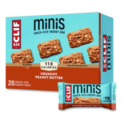 CBCCCC36412 Energy Bar, Mini Crunchy Peanut Butter, 0.99 Oz Bar, 20/box CLIF BAR & COMPANY