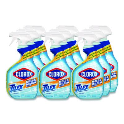 CLO01234 Mold and Mildew Remover with Bleach, Unscented, 32 oz Spray Bottle, 9/Carton