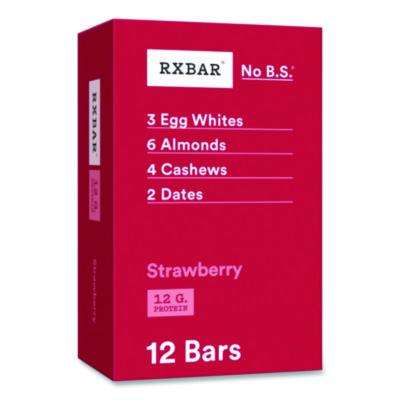 RXBKEE00580 Gluten-Free Strawberry Protein Bar, 1.83 oz Bar, 12/Box