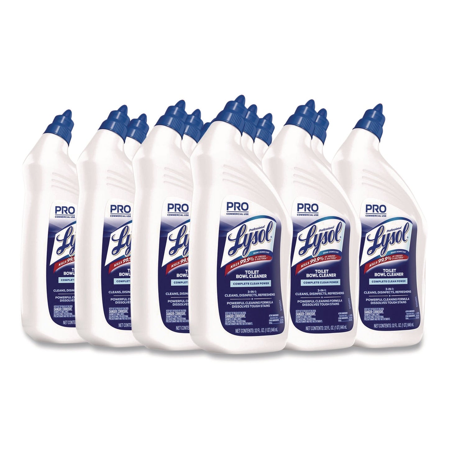 RAC74278CT Disinfectant Toilet Bowl Cleaner, 32oz Bottle, 12/carton Professional LYSOL Brand