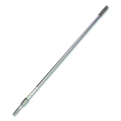 UNGEZ25G SmartColor TelePole, 48" to 96", Silver/Green UNGER