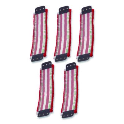 UNGMD40RCT SmartColor MicroMop 7.0, 16", Red/White, 5/Carton