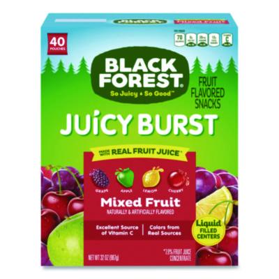 BLFFER47149 Juicy Burst Fruit Flavored Snack, Mixed Fruit, 32 Oz, 40/box