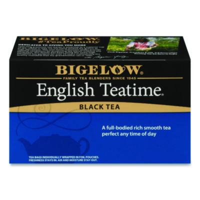 BTCRCB003451 English Teatime Black Tea, 0.08 Oz Tea Bag, 28/box BIGELOW TEA CO.