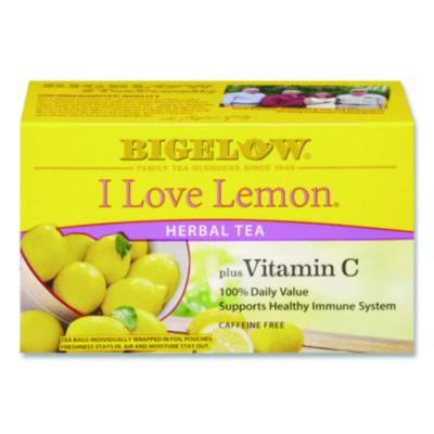 BTCRCB003991 I Love Lemon Herbal Tea, 0.06 Oz Tea Bag, 28/box