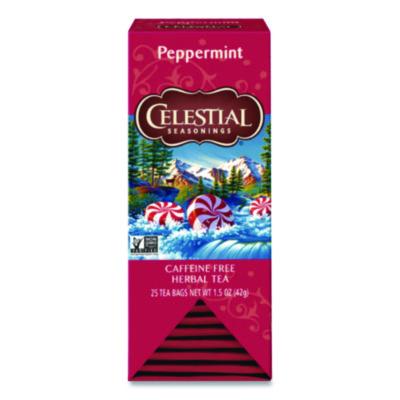 CSTCES31012 Tea, Herbal Peppermint, 25/box HAIN CELESTIAL GROUP INC.