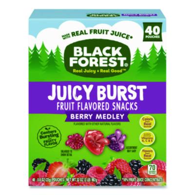 BLFFER02067 Juicy Burst Fruit Flavored Snack, Berry Medley, 32 Oz, 40/box