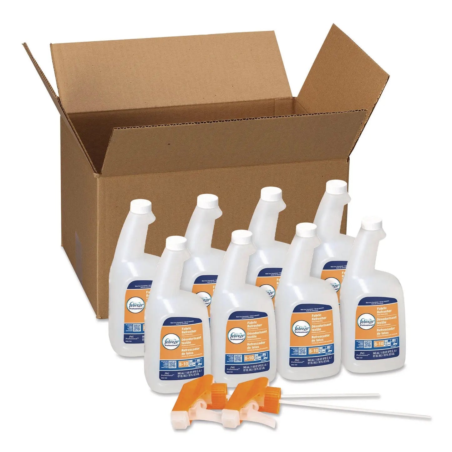 PGC03259CT Fabric Refresher Spray, Fresh Clean Scent, (8) 32 oz Bottles and (2) Trigger Sprayers/Carton Febreze