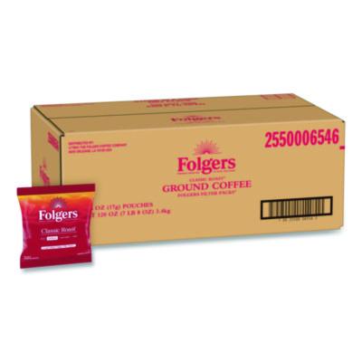 FOL06546 Classic Roast Ground Coffee Filter Pack, Regular, In-Room Lodging, 0.6 oz, 200/Carton J.M. SMUCKER CO.