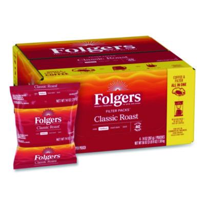 FOL10117 Coffee Filter Packs, Classic Roast, 1.4 Oz Pack, 40/carton J.M. SMUCKER CO.