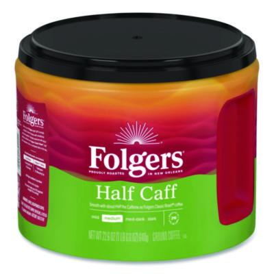 FOL20527 Half Caff Ground Coffee, 22.6 oz Canister J.M. SMUCKER CO.