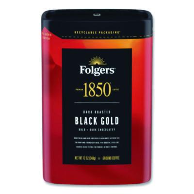 FOL12722EA Black Gold Roast Ground Coffee, 12 oz Canister J.M. SMUCKER CO.